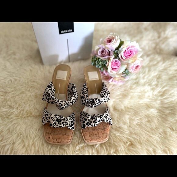 Dolce Vita Naji Knotted Cork Wedge Mule - Picture 6 of 11